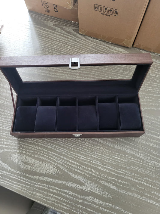 6 Slot watch box